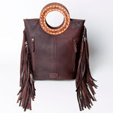 LC-ADBGZ332A Tote Hair on Genuine Western Leather Women Bag