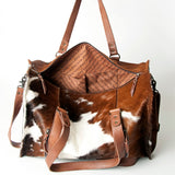 ADBG722 Duffel Hair-On Genuine Western Leather Women Bag