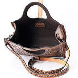 ADBG500 Tote Hand Tooled Genuine Western Leather Women Bag