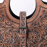 ADBG500 Tote Hand Tooled Genuine Western Leather Women Bag