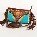 LC-ADBGA189B Saddle Blanket Genuine Western Leather Women Bag