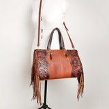 ADBGI189 Tote Hand Tooled Genuine Western Leather Women Bag