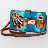 LC-ADBGM113R15 Wallet Genuine Western Leather Women Bag Freda