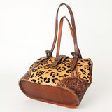 LC-ADBGI183B Tote Hair On Genuine Western Leather Women Bag