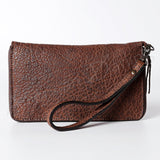 LC-ADBGZ394A Wristlet Genuine Western Leather Women Bag