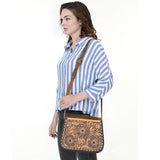 ADBGZ409A Crossbody Hand Tooled Genuine Western Leather Women Bag