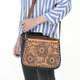 ADBGZ409A Crossbody Hand Tooled Genuine Western Leather Women Bag