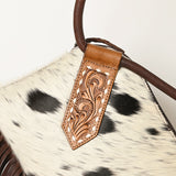 ADBGZ328 Wristlet Hair On Genuine Western Leather Women Bag