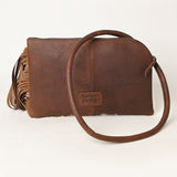 ADBGZ328 Wristlet Hair On Genuine Western Leather Women Bag