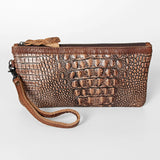 LC-ADBG765 Wristlet Genuine Western Leather Bag