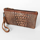 LC-ADBG765 Wristlet Genuine Western Leather Bag