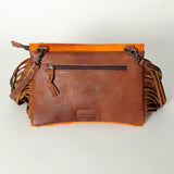 LC-ADBG501A Clutch Hair On Genuine Western Leather Women Bag