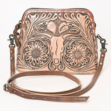 ADBG769 Wallet Hand Tooled Genuine Western Leather Women Bag