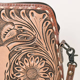 ADBG769 Wallet Hand Tooled Genuine Western Leather Women Bag