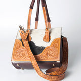 LC-ADBGZ461B Tote Hair On Genuine Western Leather Women Bag