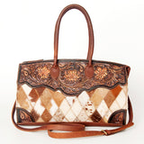 LC-ADBGI108D Duffel Genuine Western Leather Women Bag Olivia