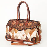 LC-ADBGI108D Duffel Genuine Western Leather Women Bag Olivia