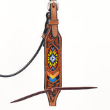 BEHSE123ME-Western Leather Headstall