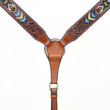 BEBCE124ME-Western leather Breast Collar