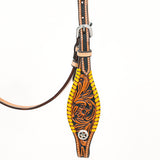 BEHSE126LT-Western Leather Headstall