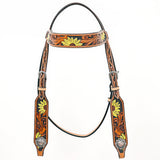 BEHSE129-Western Leather Headstall