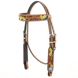 BEHSE129-Western Leather Headstall