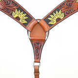 BEBCE129-Western leather Breast Collar