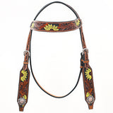 BEHSE129-Western Leather Headstall