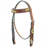 BEHSE129-Western Leather Headstall