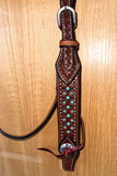 BEHSE130-Western Leather Headstall