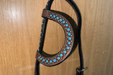 BEOEE130-Western Leather One Ear Headstall