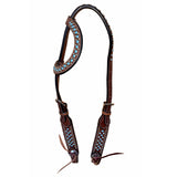 BEOEE130-Western Leather One Ear Headstall