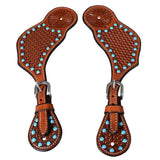 BESPE130-Western Leather Spurs Strap