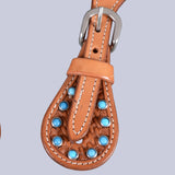 BESPE130-Western Leather Spurs Strap