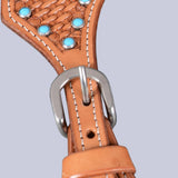 BESPE130-Western Leather Spurs Strap