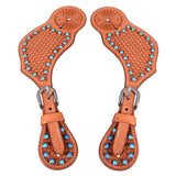 BESPE130-Western Leather Spurs Strap