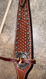 BEOEE131-Western Leather One Ear Headstall