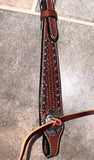 BEOEE131-Western Leather One Ear Headstall