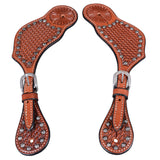 BESPE131-Western Leather Spurs Strap