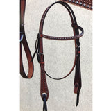 BEHSE131-Western Leather Headstall