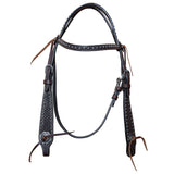 BEHSE131-Western Leather Headstall