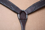 BEBCE131-Western leather Breast Collar