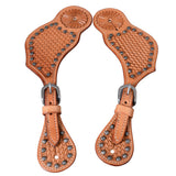 BESPE131-Western Leather Spurs Strap