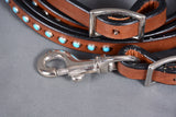 BERNE139-American Leather Split Reins