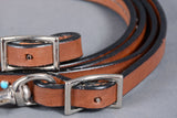 BERNE139-American Leather Split Reins