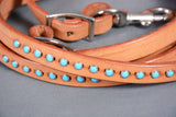 BERNE139-American Leather Split Reins