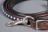 BERNE139-American Leather Split Reins