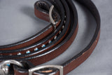 BERNE139-American Leather Split Reins