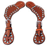 BEKSPE151-Western leather Spurs Strap