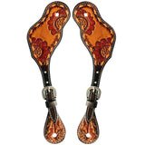 BER112-Western American Leather Spur Strap